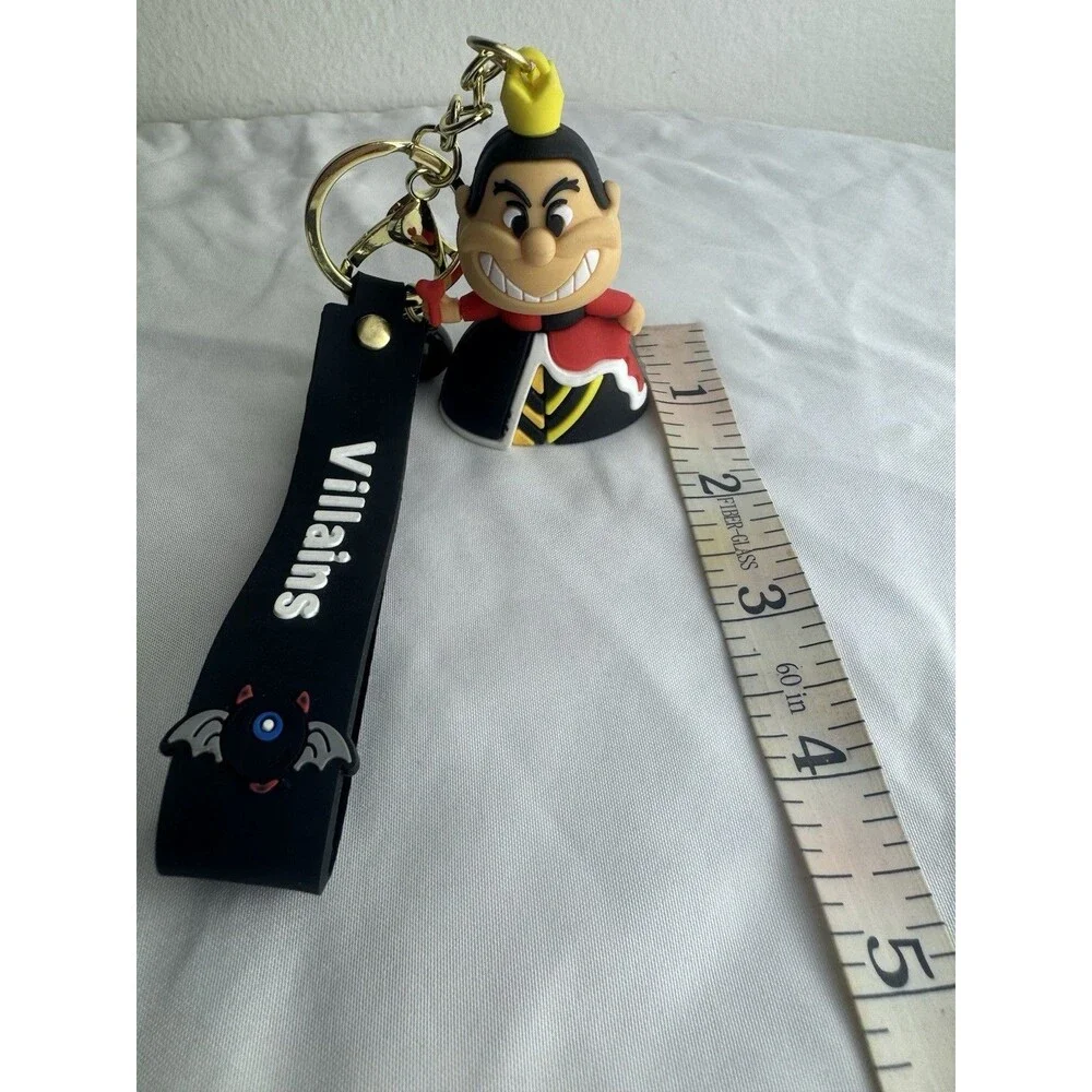 Villains Evil Queen 3D Character Keychain Black Strap Bag Charm
